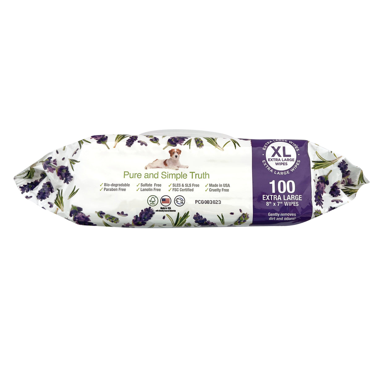 Grooming and Cleansing Wipes (Lavender and Rosemary)