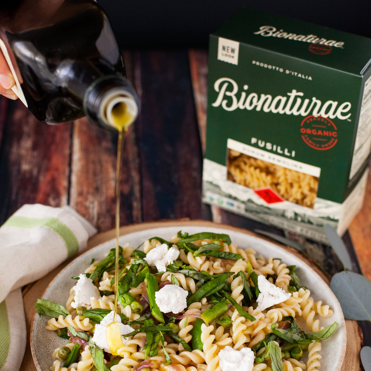Organic Durum Semolina Fusilli