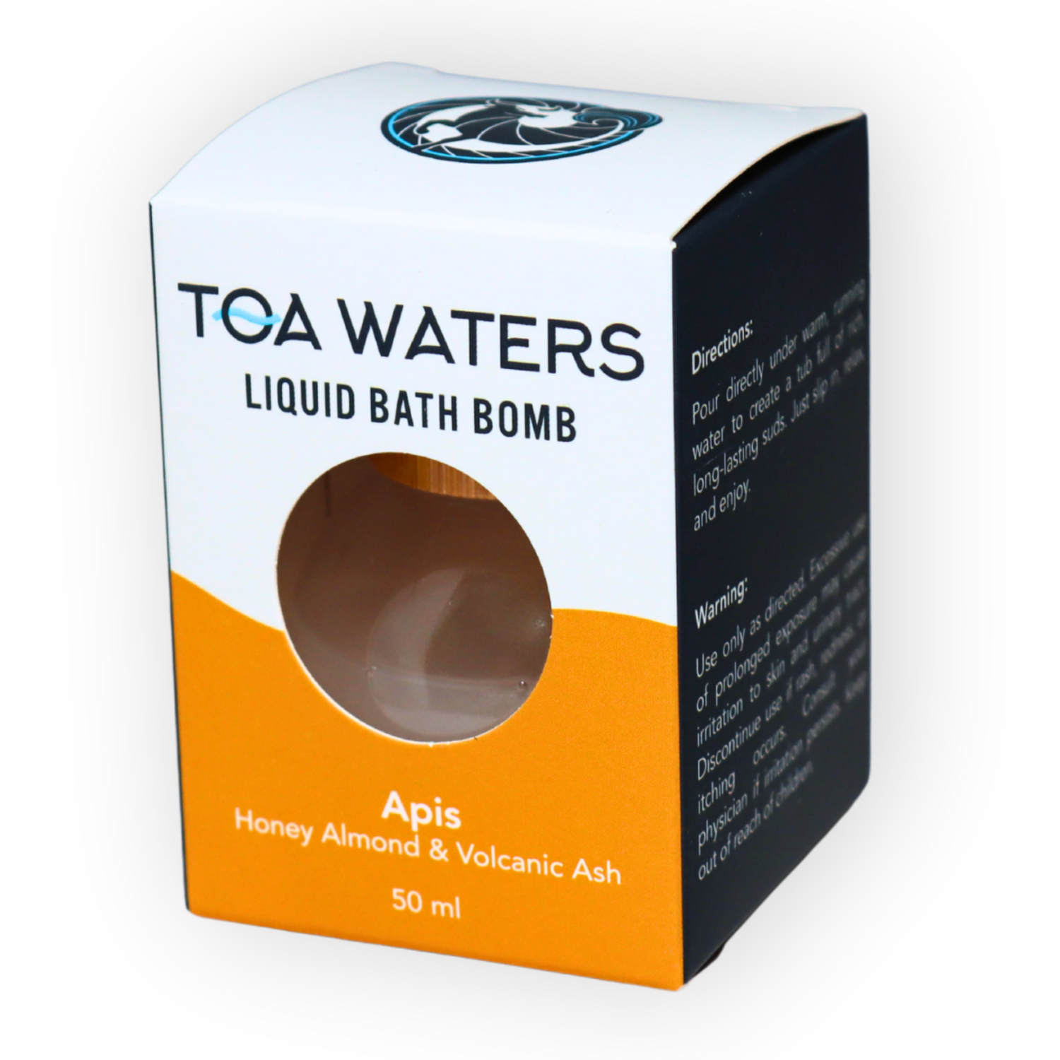 Apis Liquid Bath Bomb - Honey Almond and Volcanic Ash
