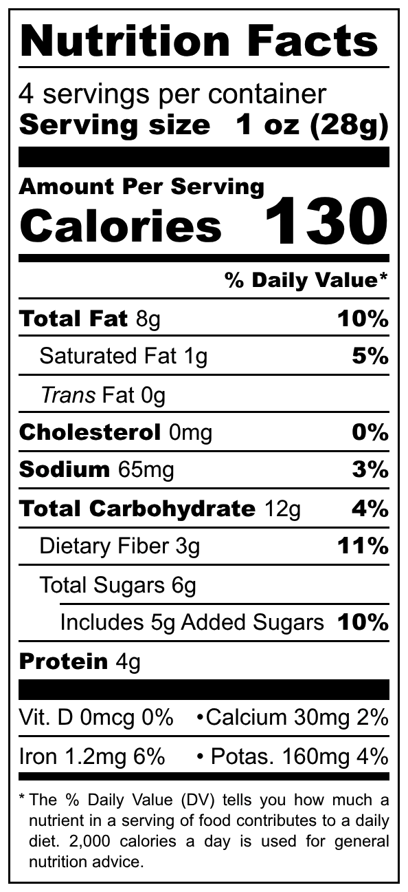 Apple Cinnamon, Sprouted Snack Mix
