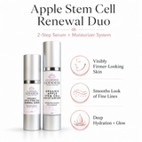 Organic Apple Stem Cell Anti-Aging Duo | Hydrating Serum & Moisturizer for Firm, Radiant Skin
