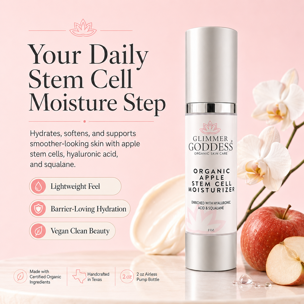 Organic Apple Stem Cell Renewal Moisturizer