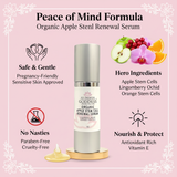 Organic Apple Stem Cell Serum for Anti-Aging | Lingonberry, Orchid & Orange Stem Cells for Hydration & Wrinkle Defense
