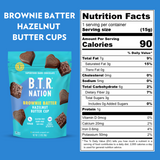 Dark Chocolate Brownie Batter Hazelnut Butter Hearts (3 Bags)