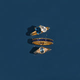 Lab Grown Blue Sapphire Baguette Eternity Ring