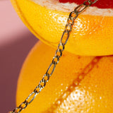 Large Gold Figaro Chain Anklet