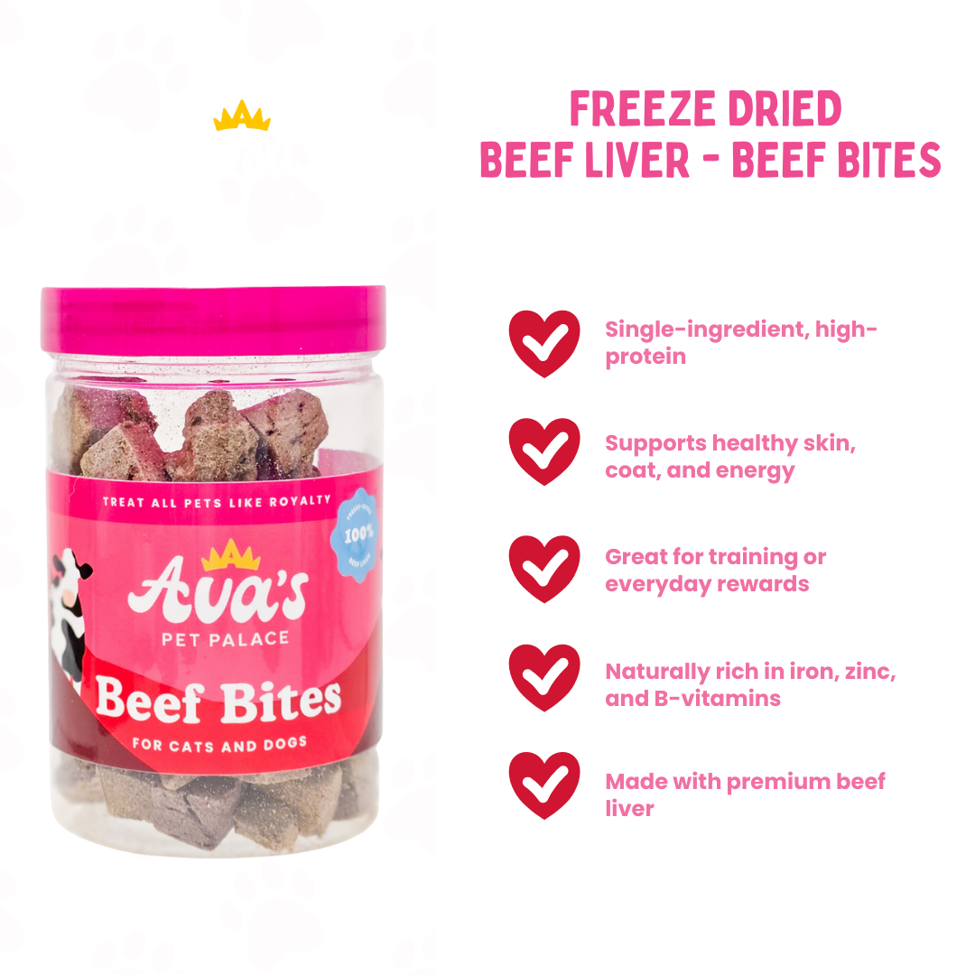 Freeze Dried Beef Liver - Beef Bites
