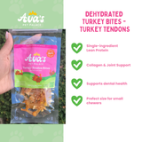 Turkey Tendon Jerky Dog Treats - Turkey Bites