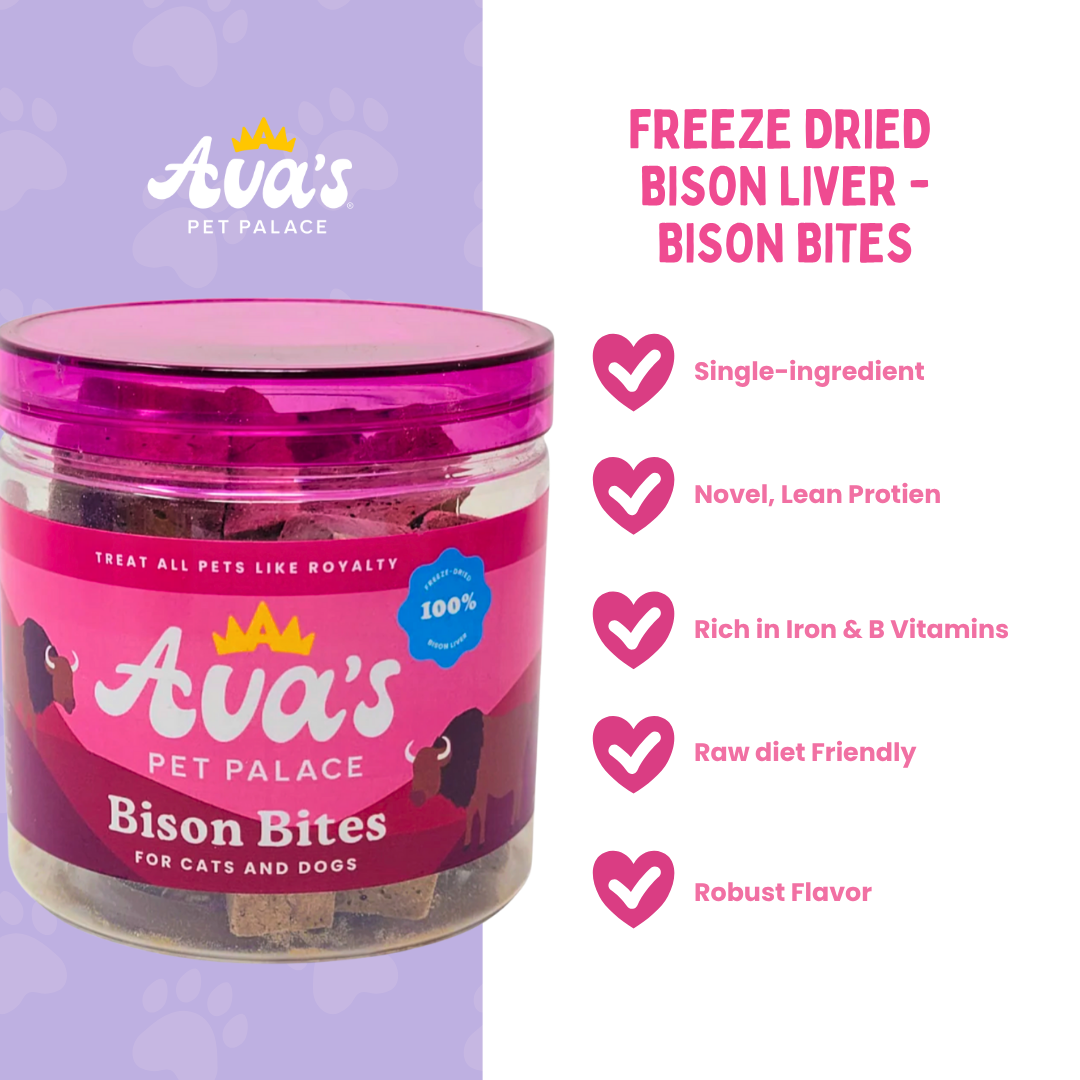 Freeze Dried Bison Liver - Bison Bites