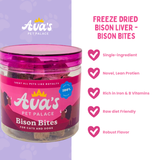 Freeze Dried Bison Liver - Bison Bites