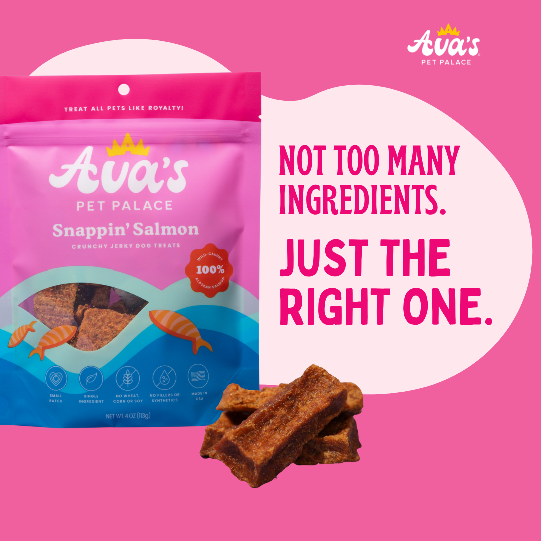 Crunchy Jerky Dog Treats - Snappin' Salmon