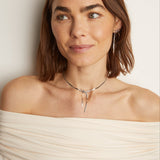 Herringbone Bow Choker