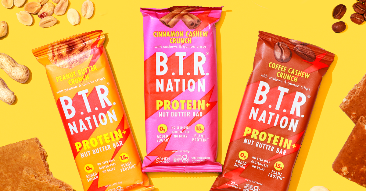 B.T.R. Bar Superfood Sampler Bundle - 3 Flavors (36 Bars)