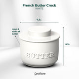 French Butter Crock - Premium Ceramic