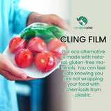 Compostable Cling Film - 1 roll x 100 feet