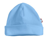 Super-Soft Organic Cotton Baby Rib Beanie Hat| Bright Light Blue