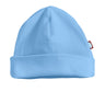 Super-Soft Organic Cotton Baby Rib Beanie Hat| Bright Light Blue