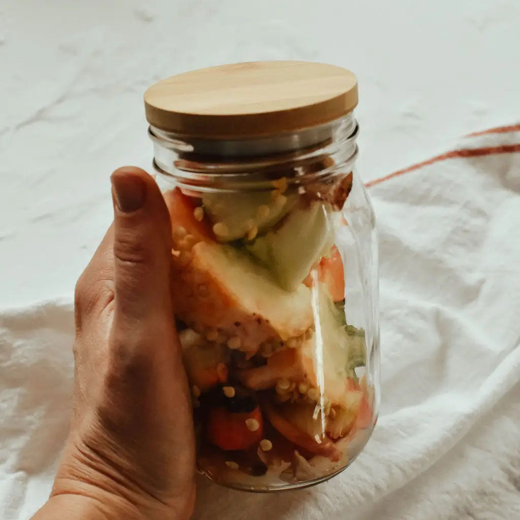 Bamboo Jar Lids - Jars not included