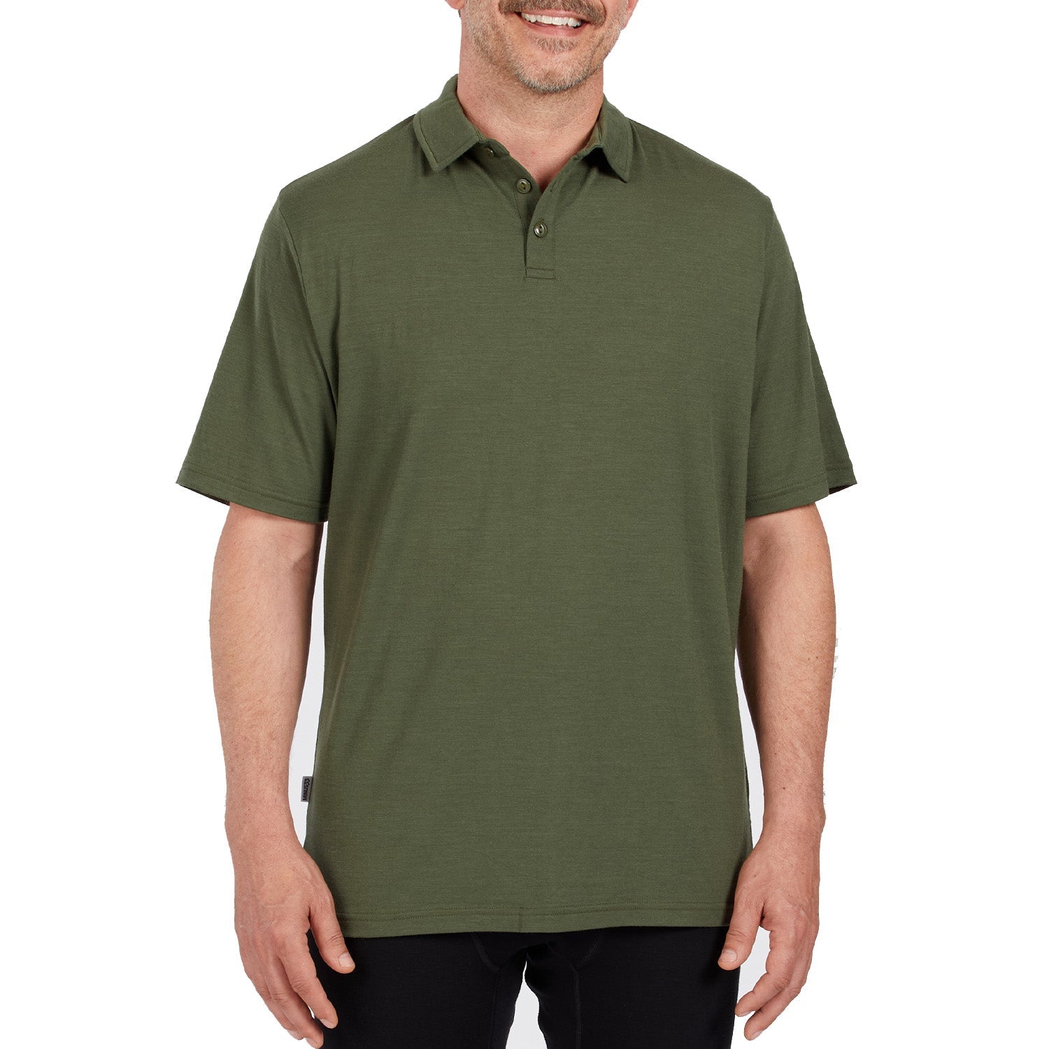 Microweight - Men's Wool Polo Woolverino