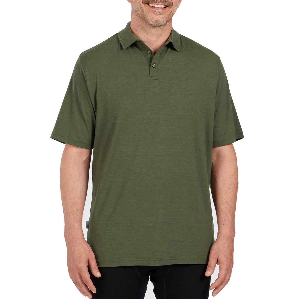 Microweight - Men's Wool Polo Woolverino