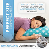 Organic Cotton Travel Size Yoga Bolster Set