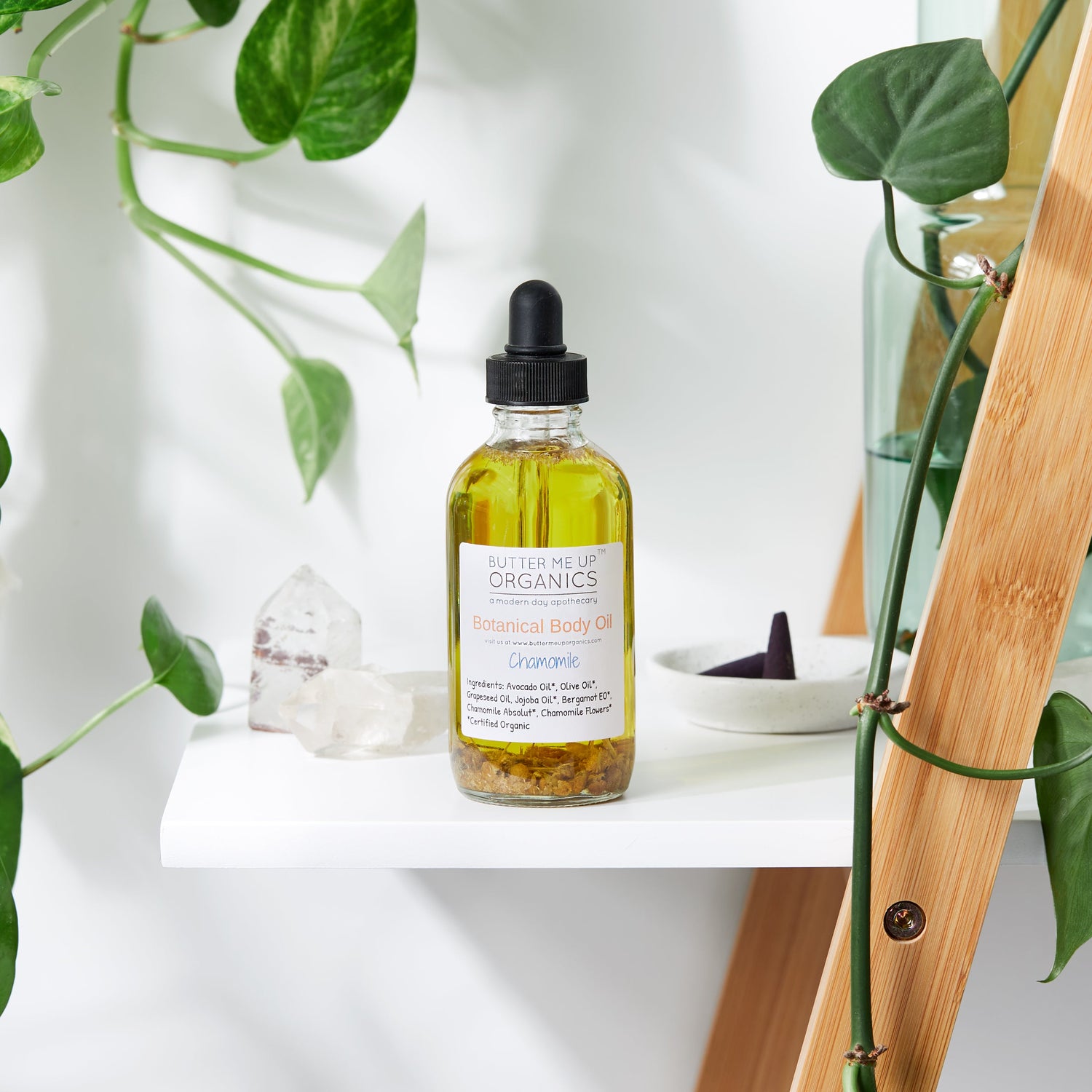 Botanical Body Oil -BOTANICAL COLLECTION - Organic Body Lotion Moisturizer