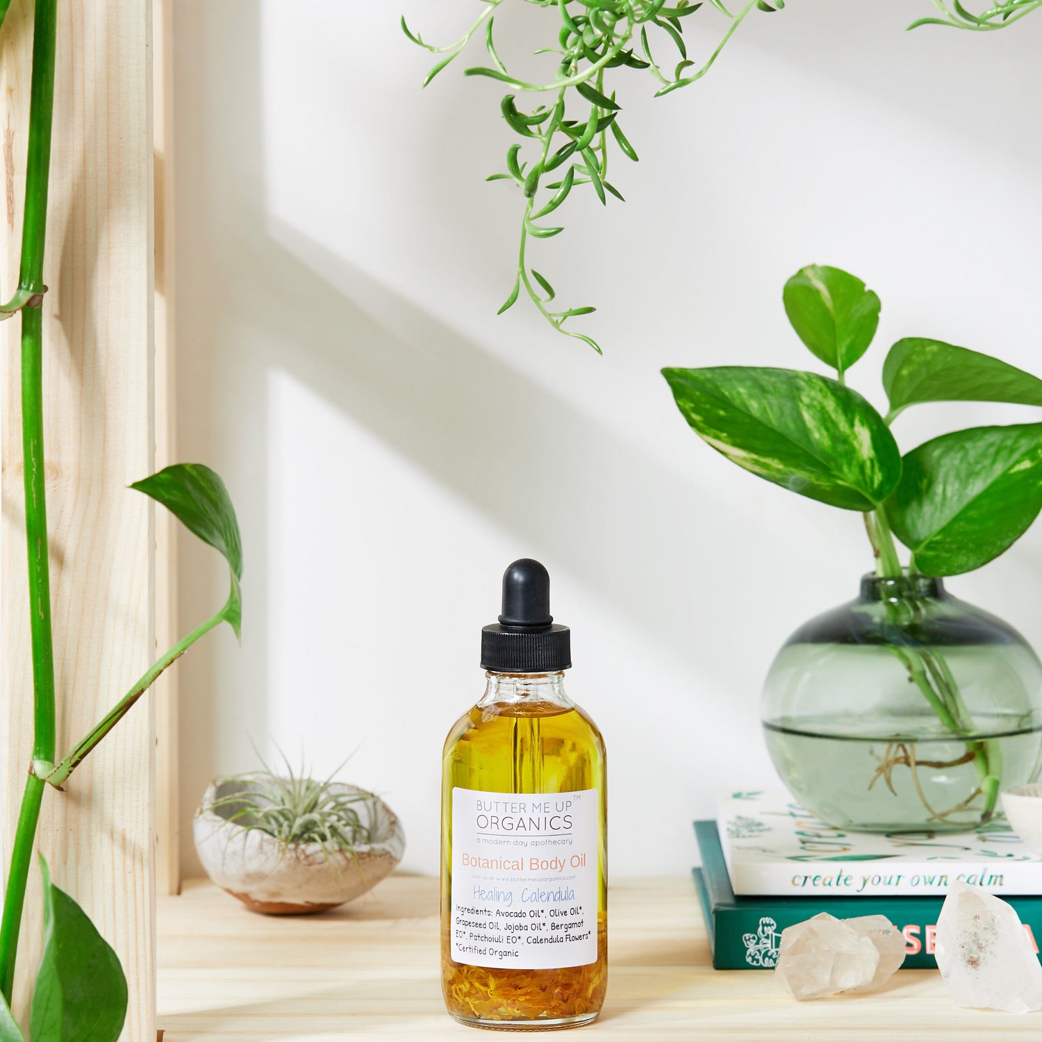 Botanical Body Oil -BOTANICAL COLLECTION - Organic Body Lotion Moisturizer