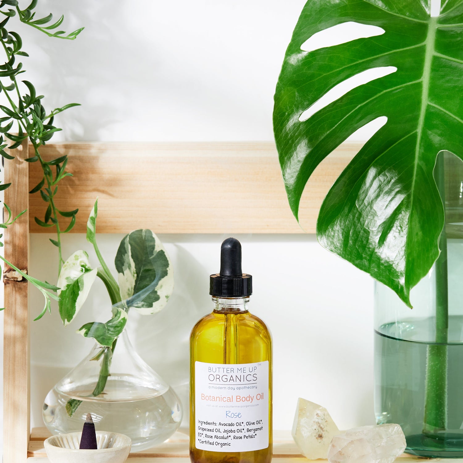 Botanical Body Oil -BOTANICAL COLLECTION - Organic Body Lotion Moisturizer