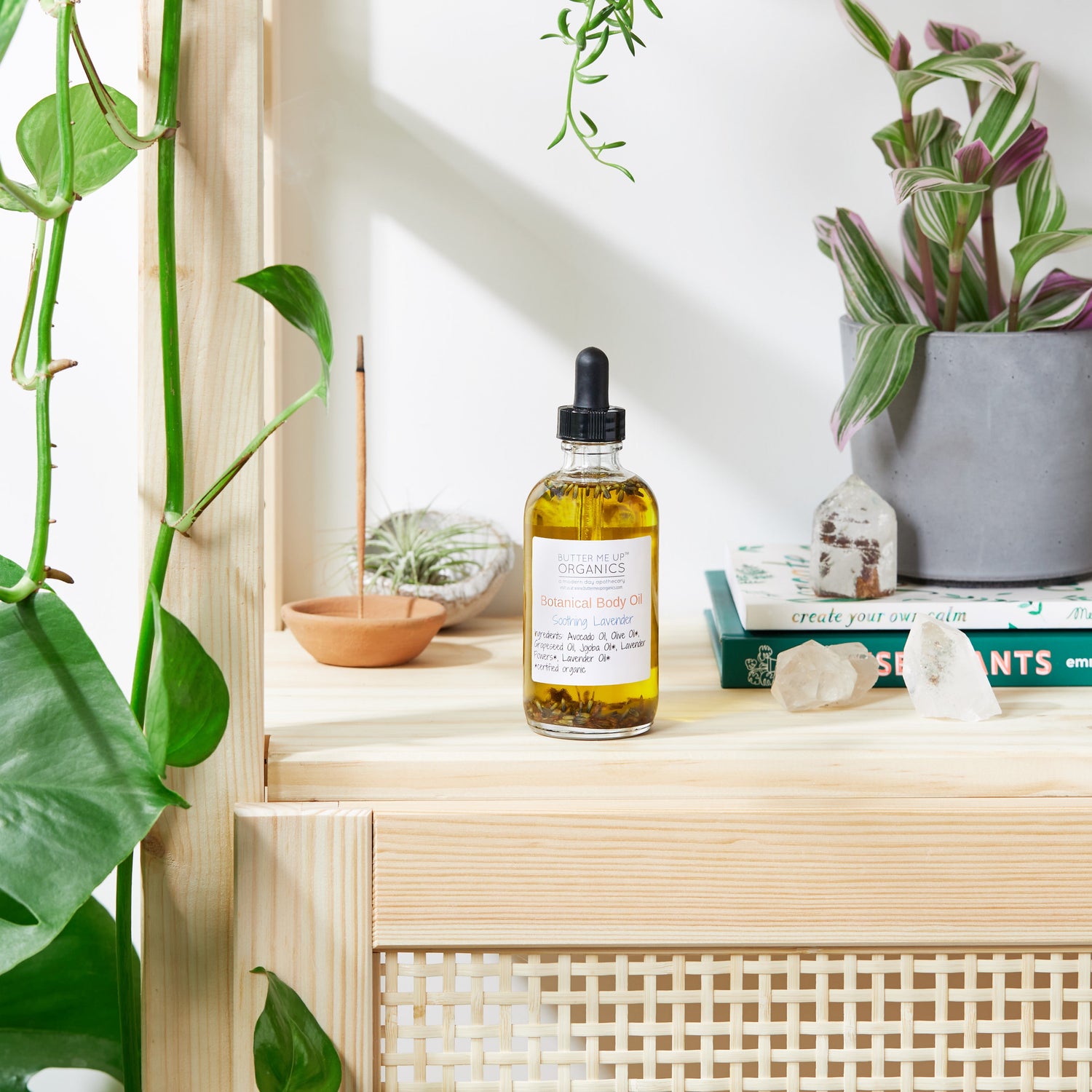 Botanical Body Oil -BOTANICAL COLLECTION - Organic Body Lotion Moisturizer