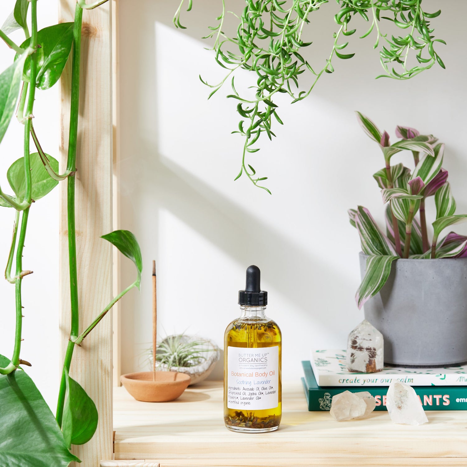Botanical Body Oil -BOTANICAL COLLECTION - Organic Body Lotion Moisturizer