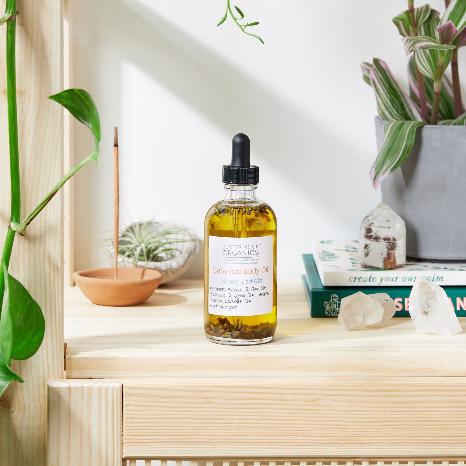 Botanical Body Oil -BOTANICAL COLLECTION - Organic Body Lotion Moisturizer