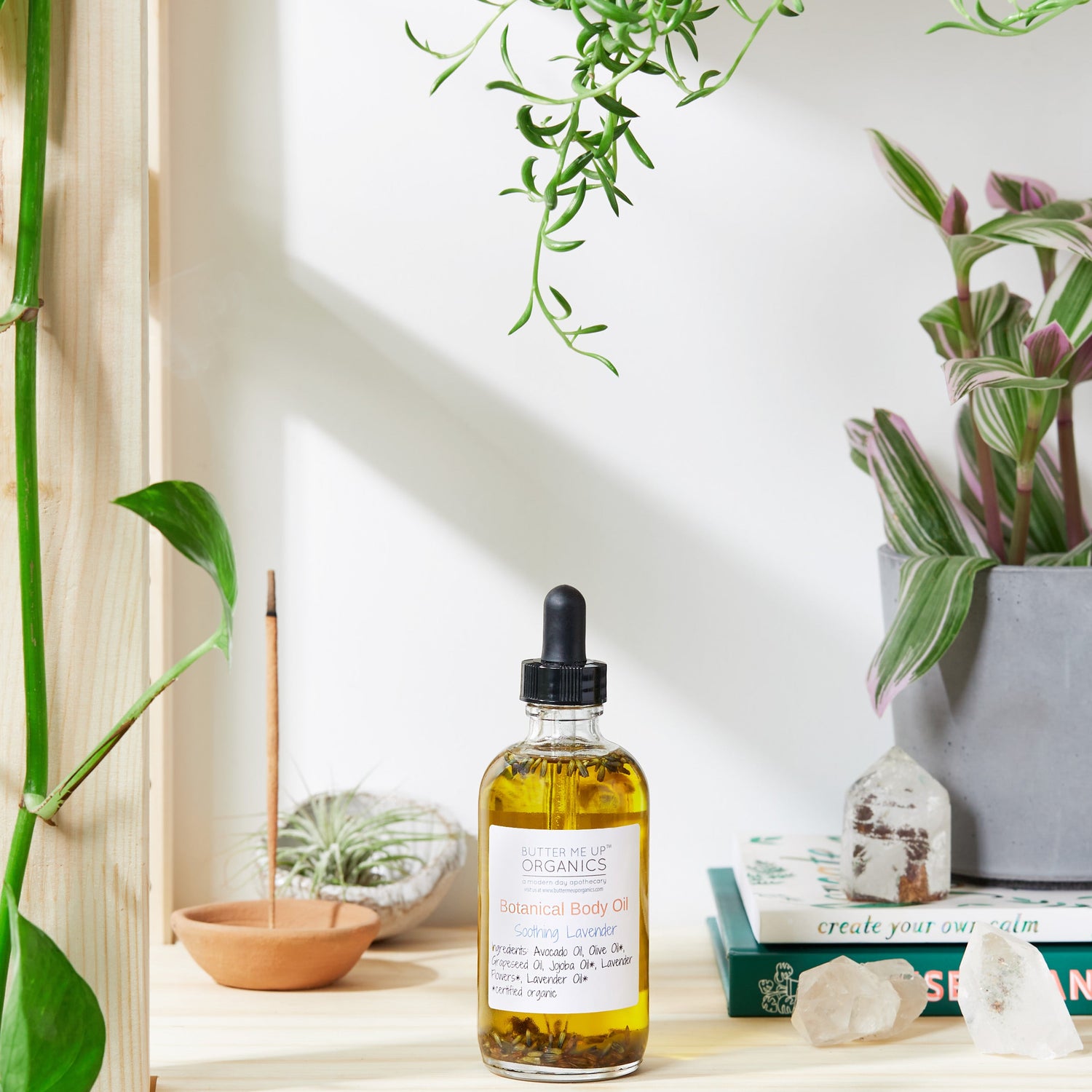 Botanical Body Oil -BOTANICAL COLLECTION - Organic Body Lotion Moisturizer