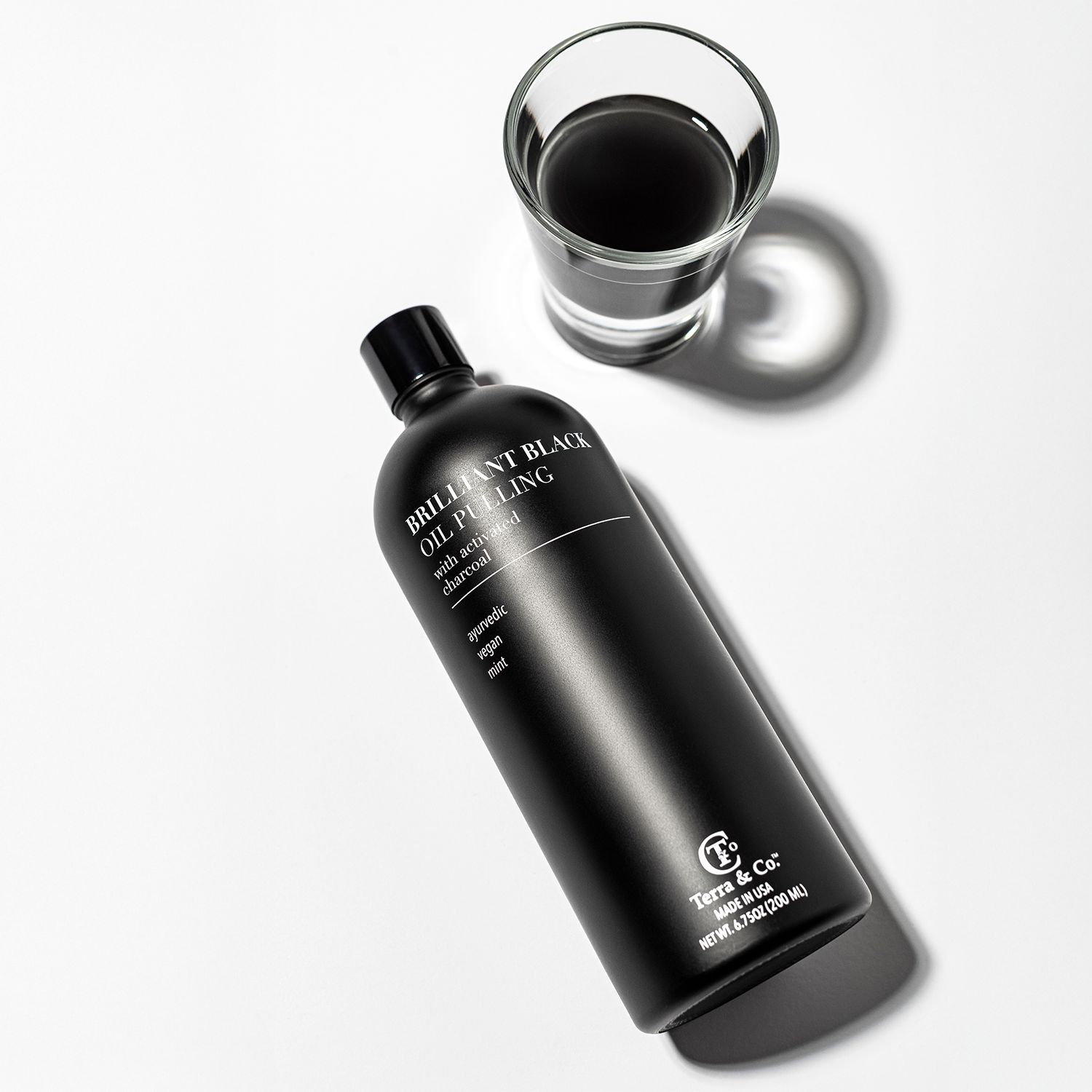 Brilliant Black® Oil Pulling – Ayurvedic Mouthwash for Teeth Whitening, Detox & Gum Health