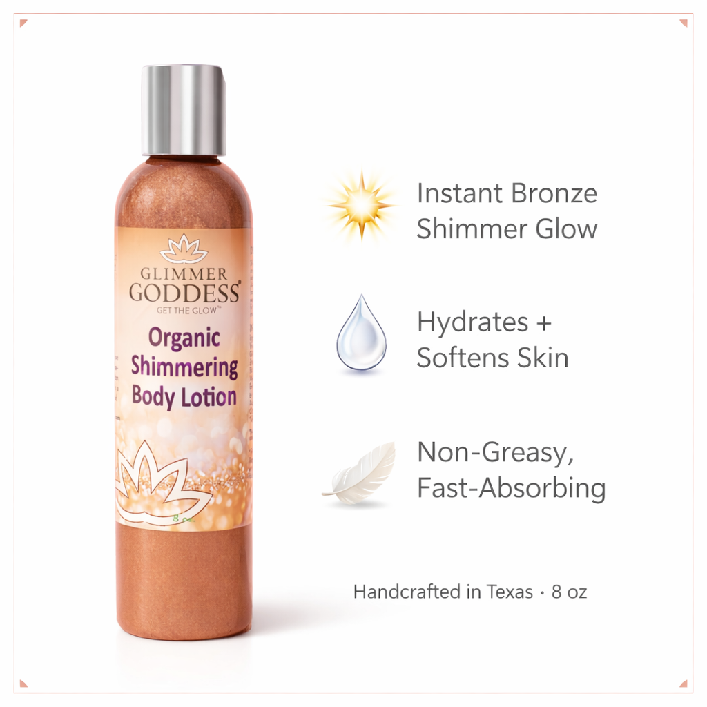 Organic Bronze Shimmer Body Lotion