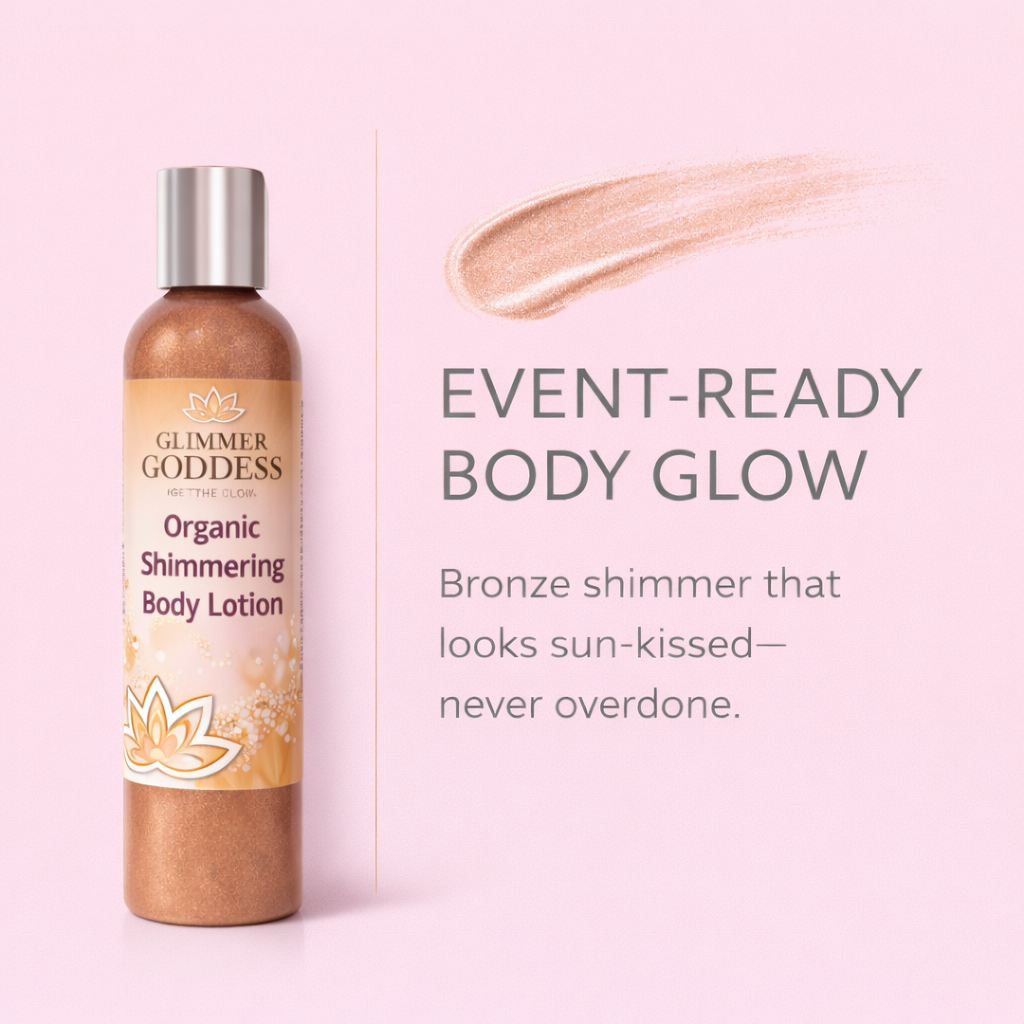 Organic Bronze Shimmer Body Lotion