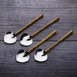 CAMELLIA HEART SPOON 4 PC. SET