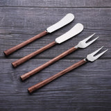 CAMELLIA CHEESE FORK & SPREADER 4 PC. SET