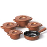 Duo 9 Piece Ceramic Cookware  Set - Ceramic Lid