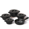 Duo 9 Piece Ceramic Cookware  Set - Ceramic Lid