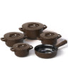 Duo 9 Piece Ceramic Cookware  Set - Ceramic Lid