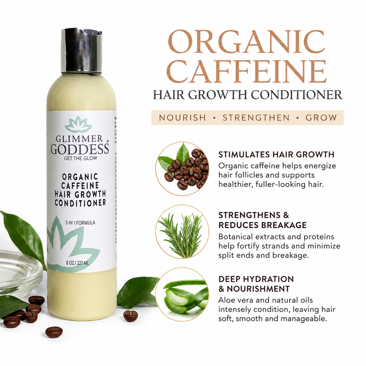 Organic Caffeine Hair Growth Mask