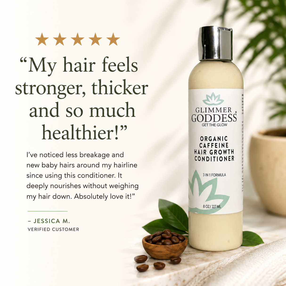 Organic Caffeine Hair Growth Mask
