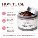 Organic Chocolate Cherry Anti-Aging Face Mask