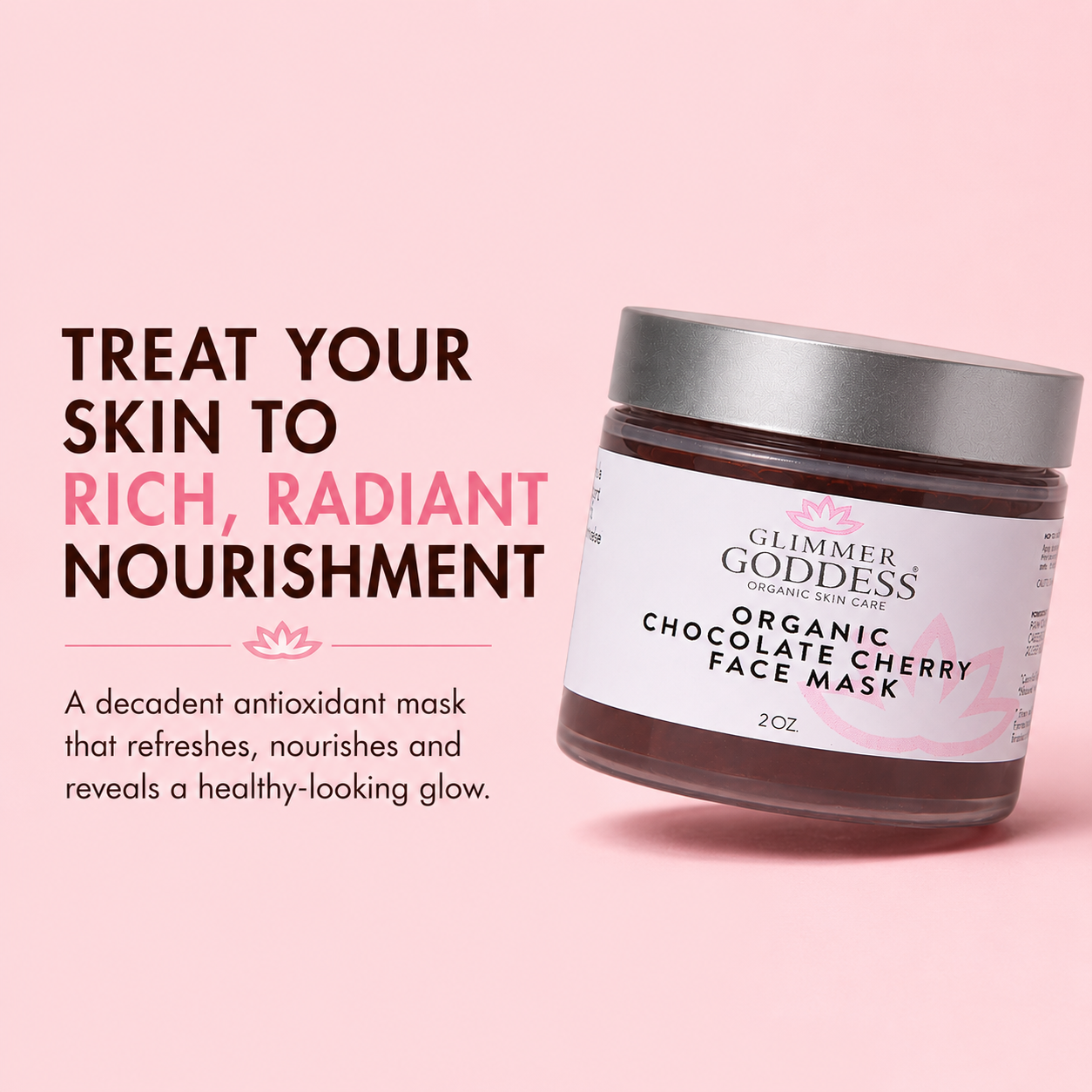 Organic Chocolate Cherry Anti-Aging Face Mask