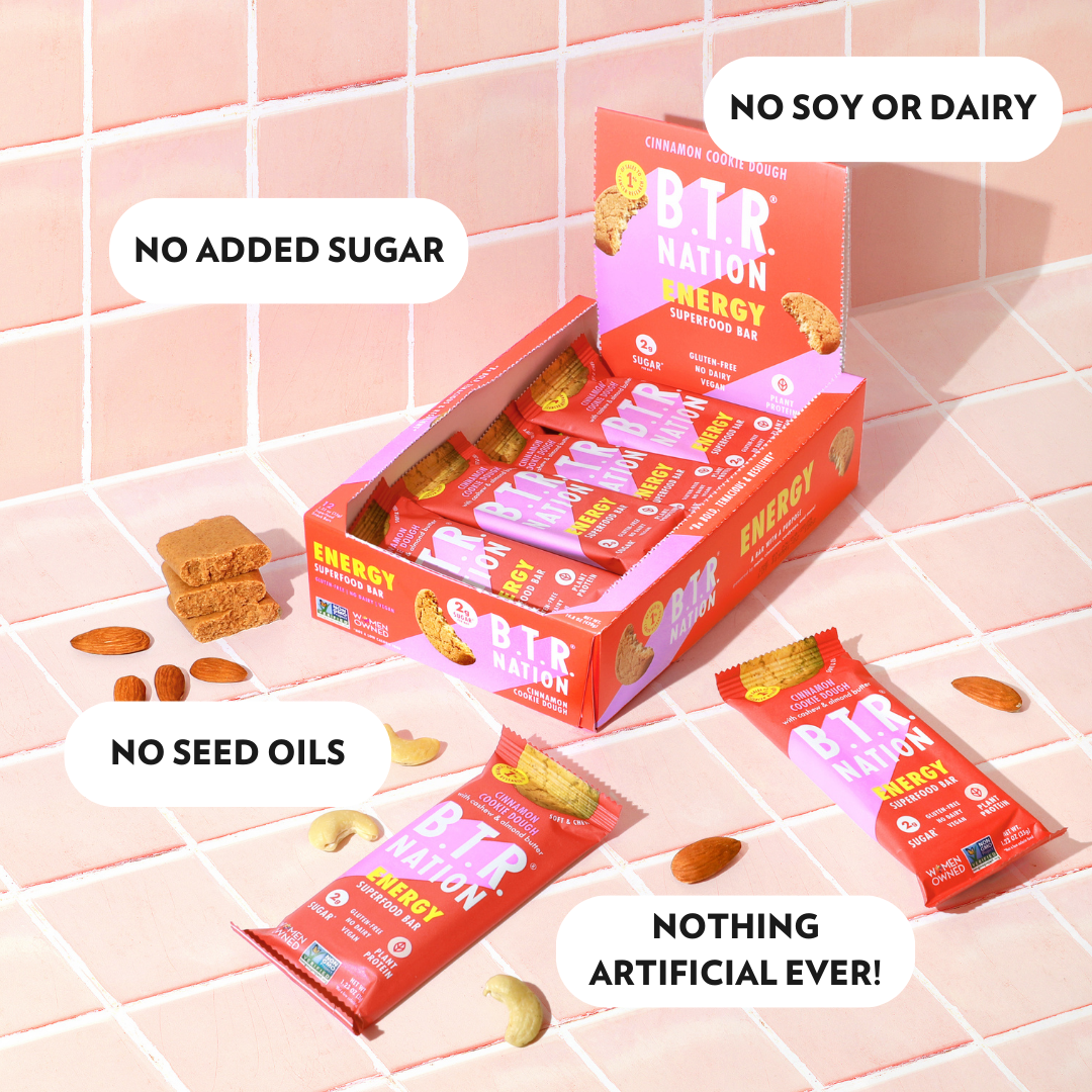 Cinnamon Cookie Dough Superfood Bar (12 Count) 🍪