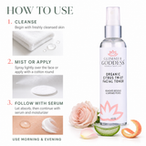 Organic Rose Water Citrus Twist Facial Toner
