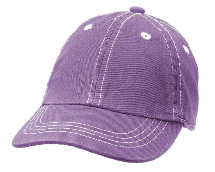 Boys and Girls 100% Cotton Twill UPF 50+ Baseball Hat (Dyed & Finished in USA*)