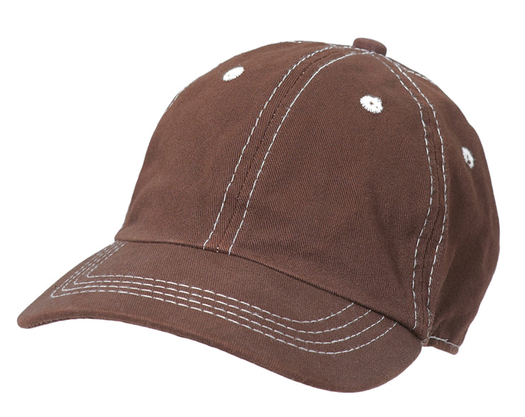 Boys and Girls 100% Cotton Twill UPF 50+ Baseball Hat (Dyed & Finished in USA*)