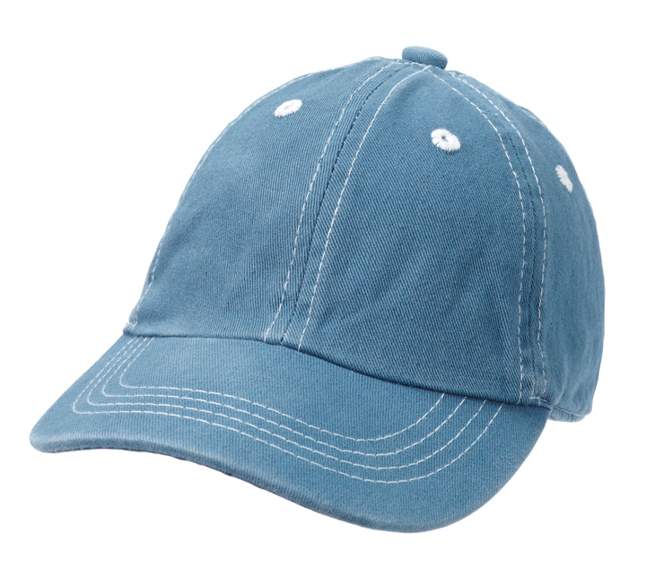 Boys and Girls 100% Cotton Twill UPF 50+ Baseball Hat (Dyed & Finished in USA*)