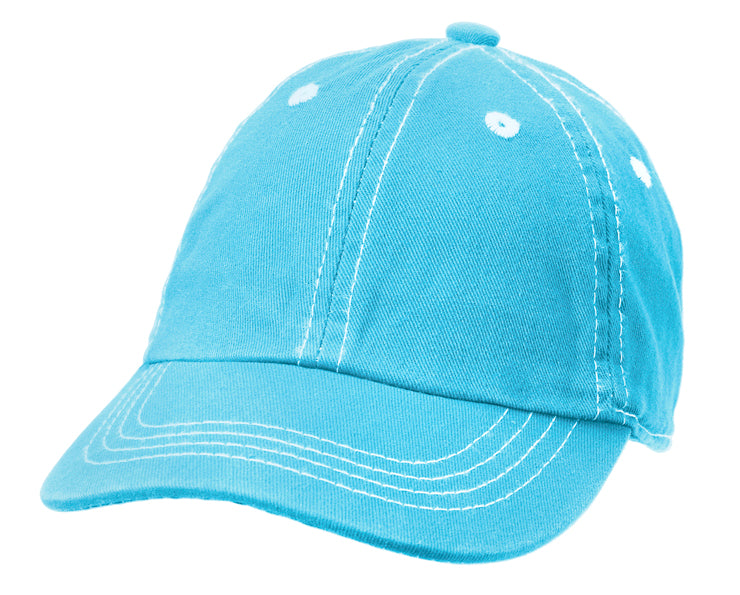 Boys and Girls 100% Cotton Twill UPF 50+ Baseball Hat (Dyed & Finished in USA*)